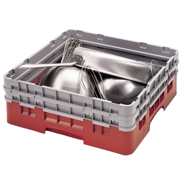 Cambro - Camrack  Base Rack 5-7/8" Inside Stack Height Red NSF